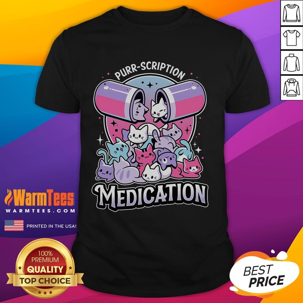 Funny Cats Medicine Happy Kitten Pill T-Shirt
