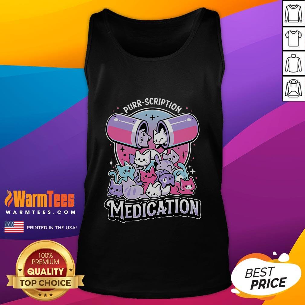 Funny Cats Medicine Happy Kitten Pill T-Shirt - Image 4