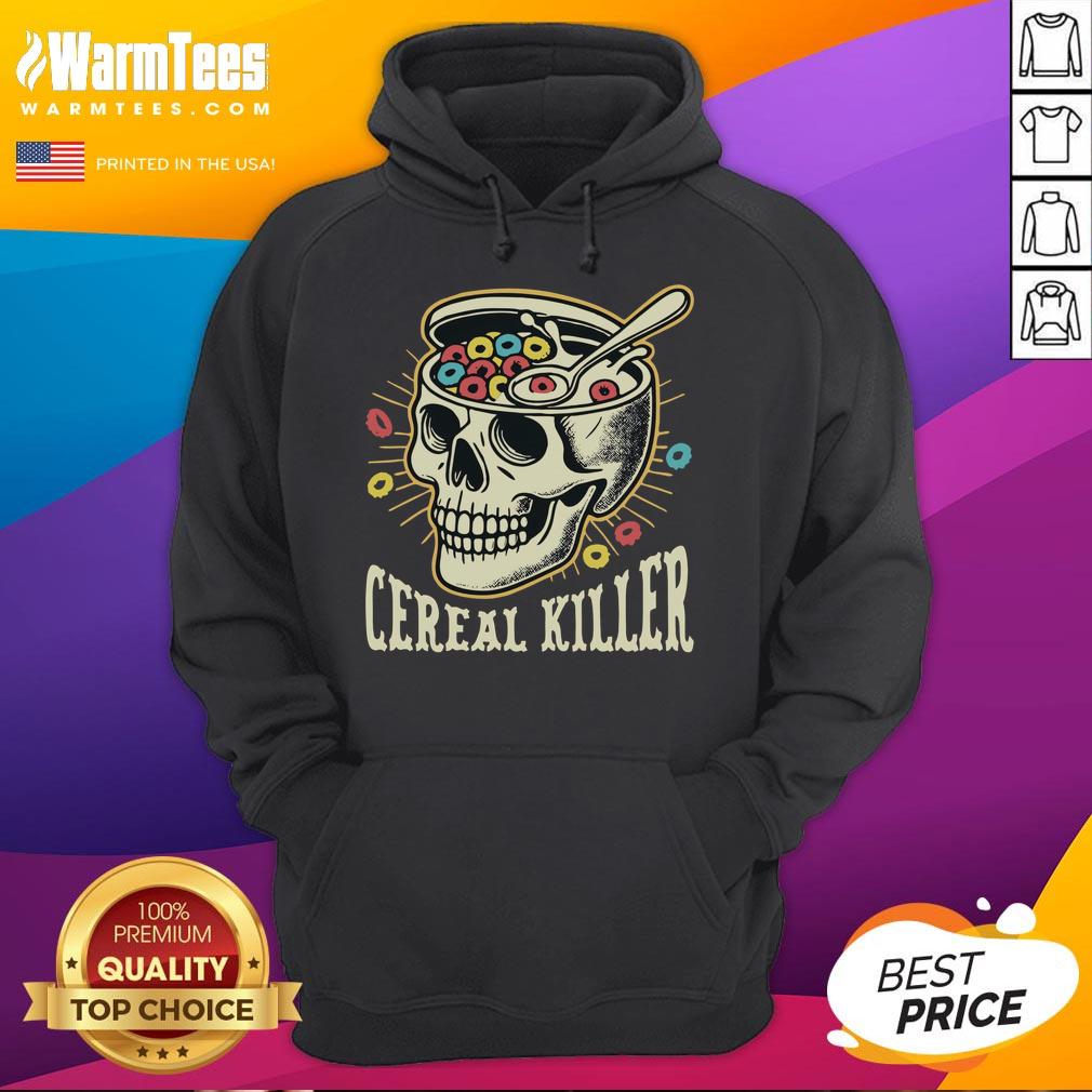 Funny Cereal Killer Skull T-Shirt - Image 2
