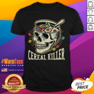 Funny Cereal Killer Skull T-Shirt