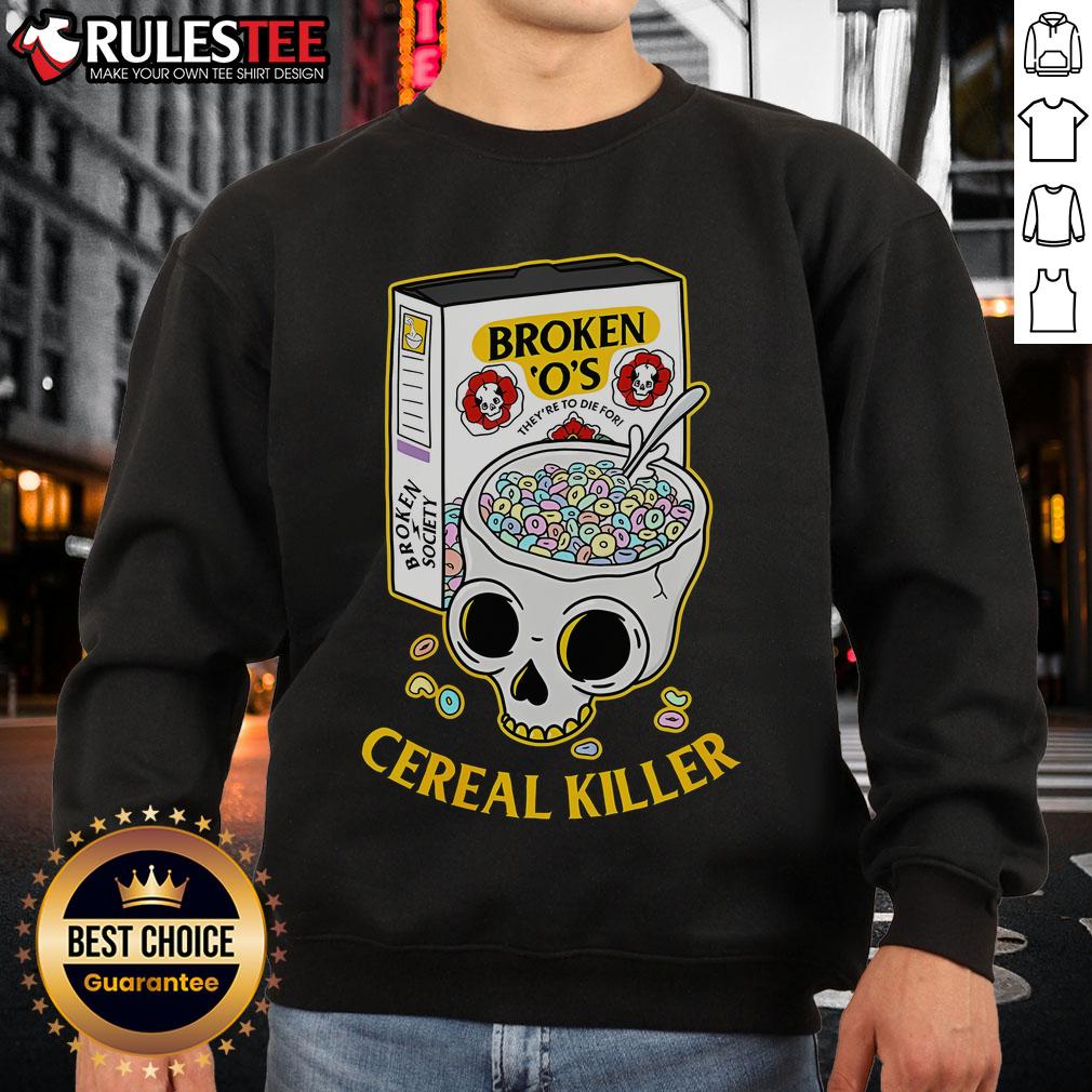 Funny Cereal Killer Skull They're To Die For T-Shirt - Image 5