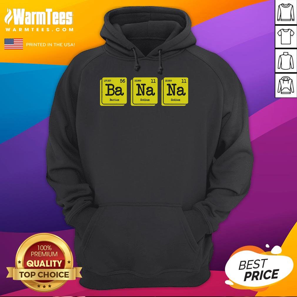 Funny Chemistry Yellow Banana Periodic Table Food Lover T-Shirt - Image 2