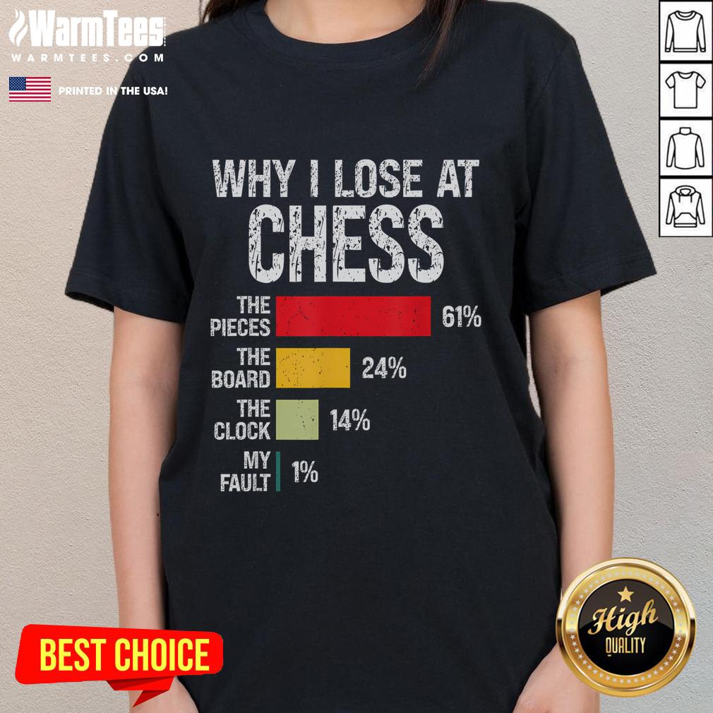 Funny Chess Player Coach Lover Joke For Board Game T-Shirt - Image 3