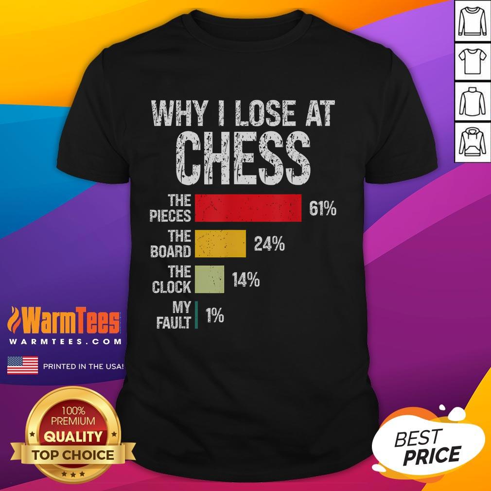Funny Chess Player Coach Lover Joke For Board Game T-Shirt