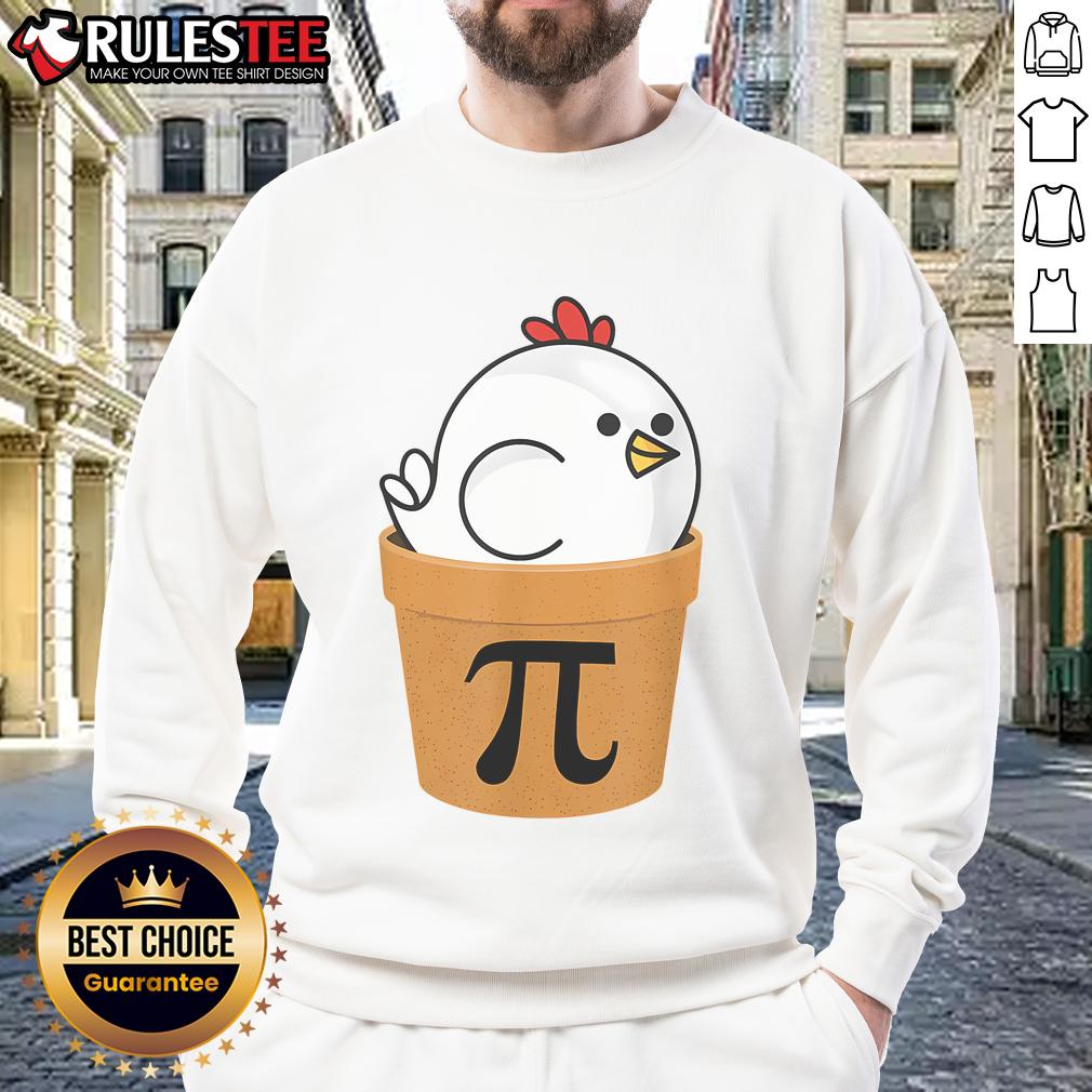 Funny Chicken Pot Pi Shirt Day Pie Math Lover 3.14 T-Shirt - Image 5