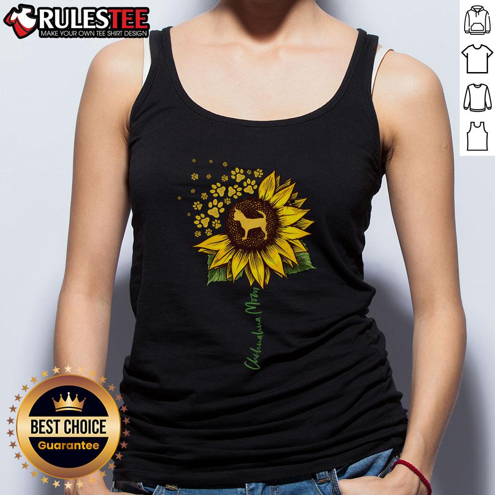 Funny Chihuahua Mom Sunflower Chihuahua Lover T-Shirt - Image 4