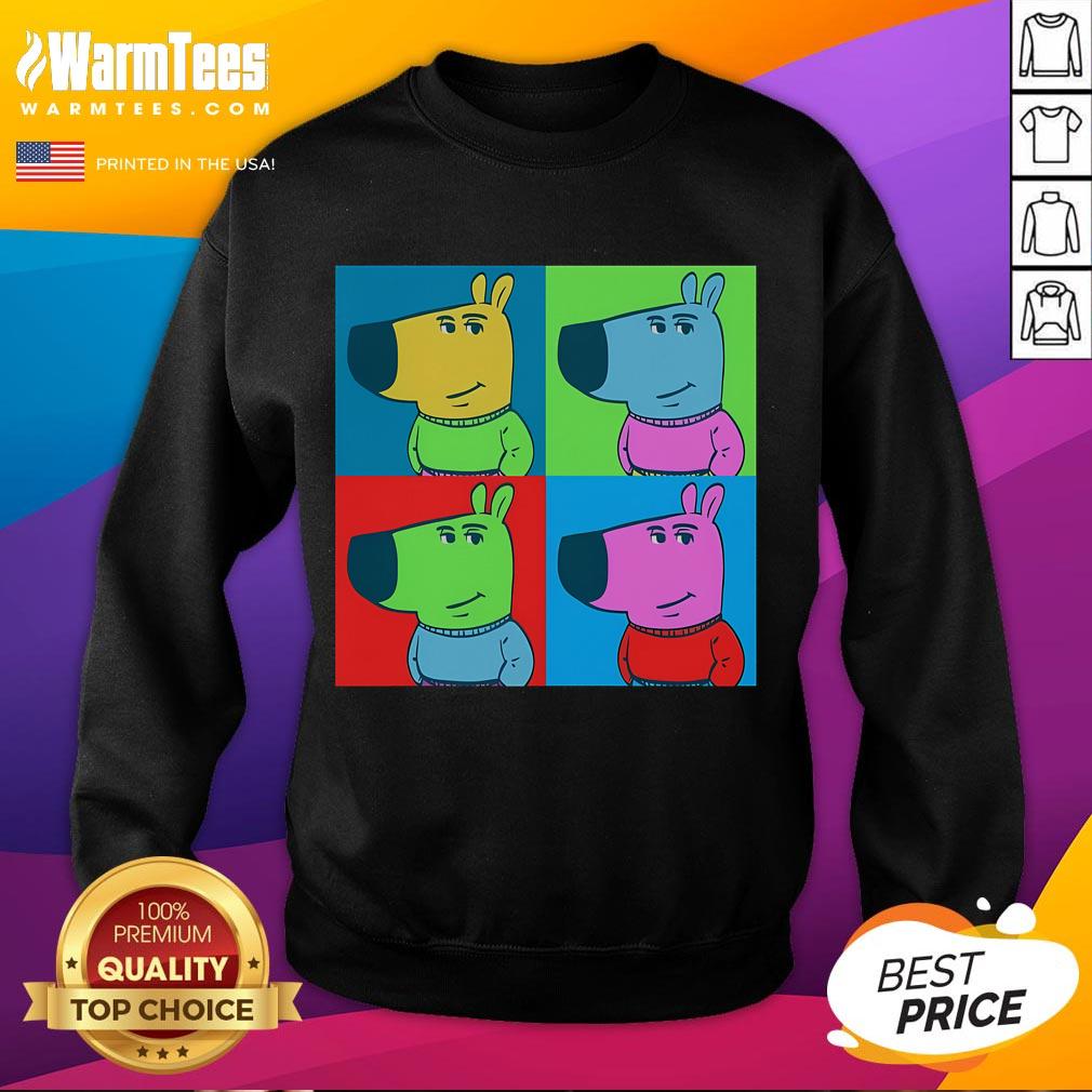 Funny Chill Pop Art Chill Guy Meme T-Shirt - Image 5