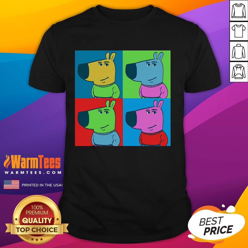 Funny Chill Pop Art Chill Guy Meme T-Shirt