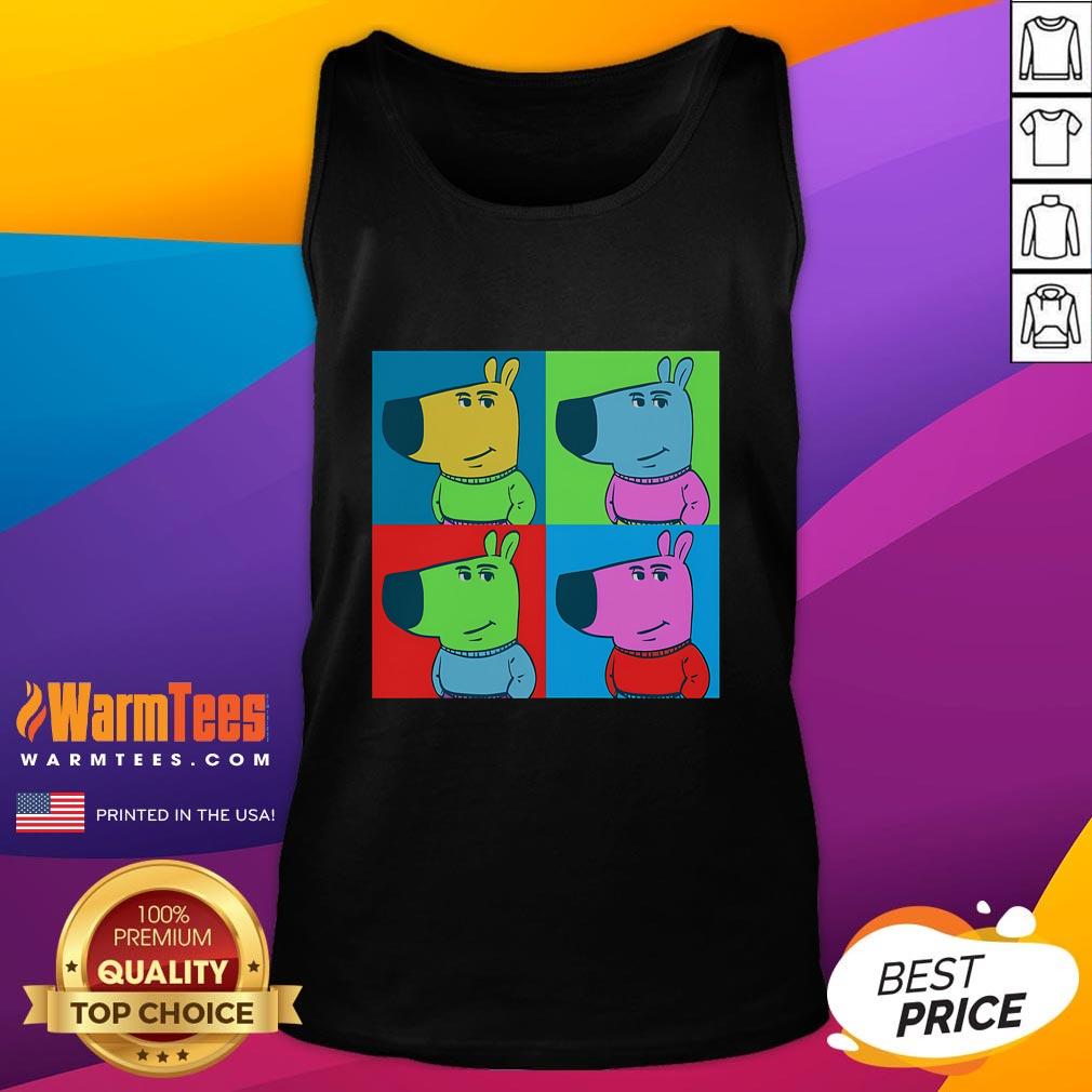 Funny Chill Pop Art Chill Guy Meme T-Shirt - Image 4