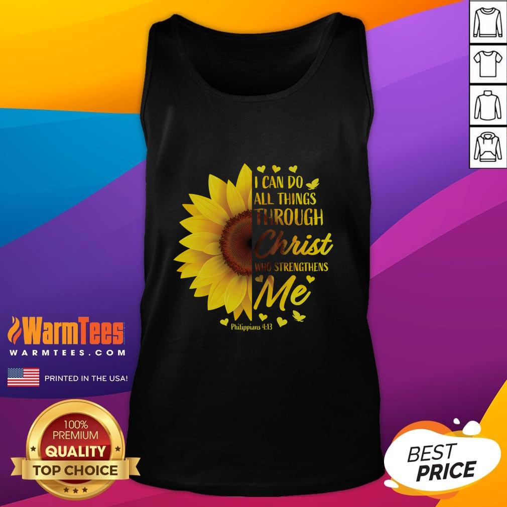 Funny Christian Bible Verse Philippians 4:13 T-Shirt - Image 4