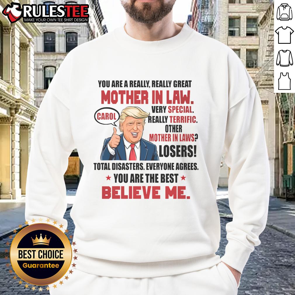Funny Christmas Gift For Mother In Laws Trump T-Shirt - Image 5