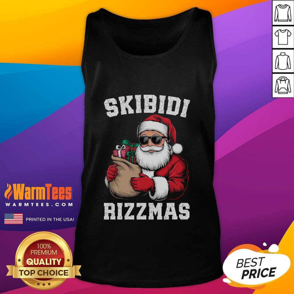 Funny Christmas Rizz Santa Claus Xmas T-Shirt - Image 4