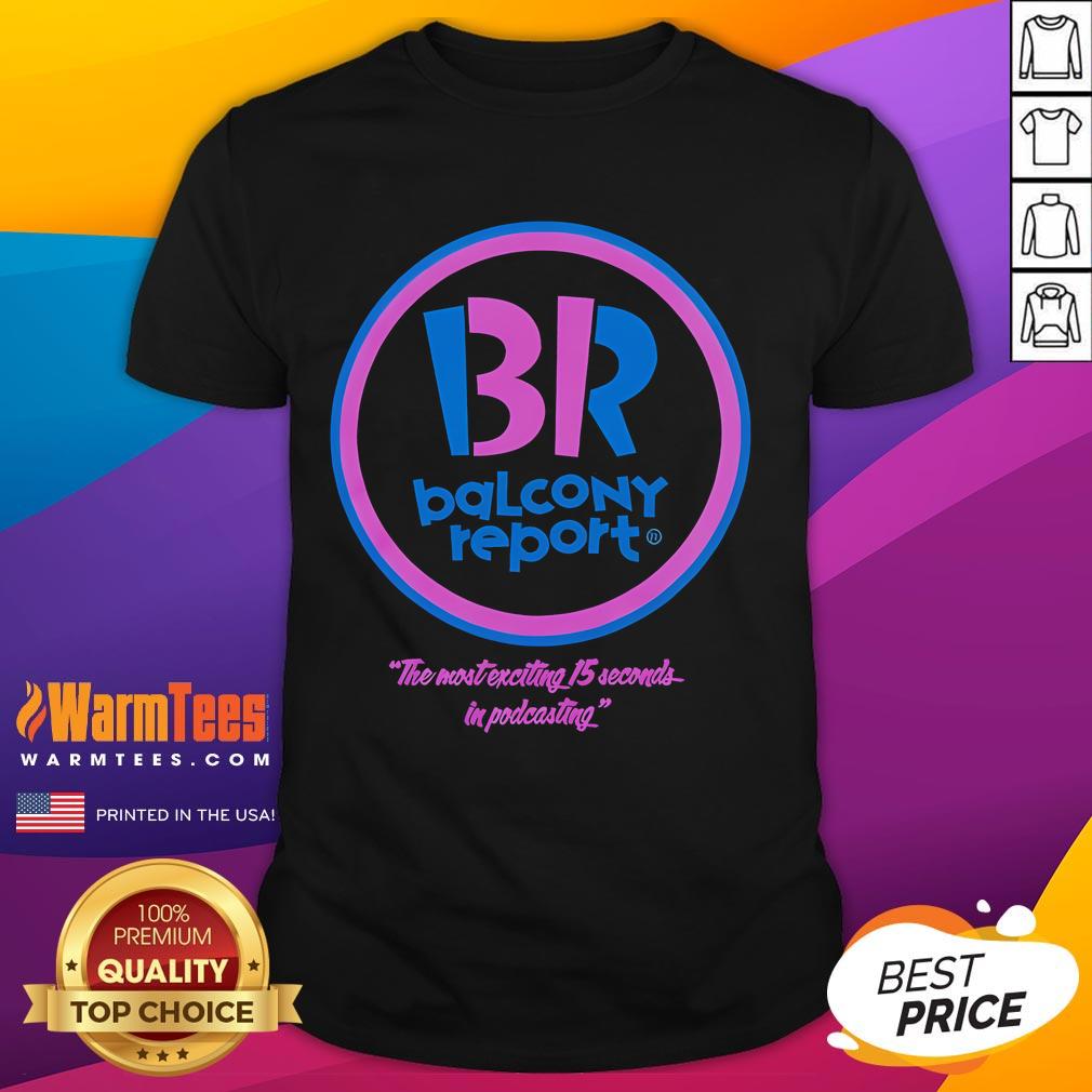 Funny Comedy Bang Bang Balcony Report T-Shirt