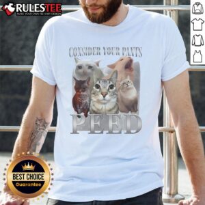 Funny Consider Your Pants Peed Weird Silly Cats Meme T-Shirt