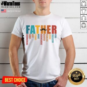 Funny Dad Definition Fathers Day Mustache T-Shirt