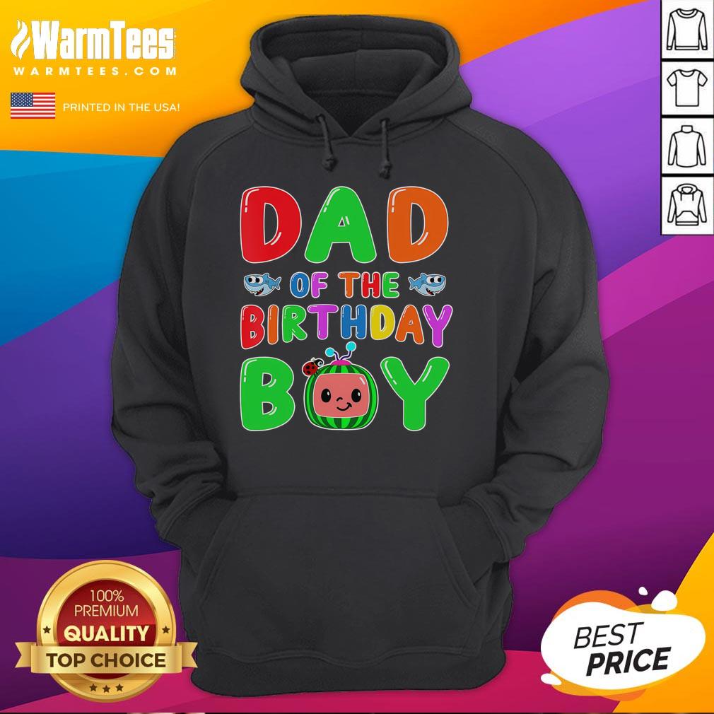 Funny Dad Of The Birthday Boy Melon Family Matching T-Shirt - Image 2