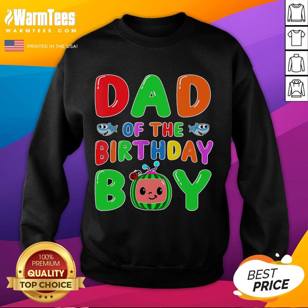 Funny Dad Of The Birthday Boy Melon Family Matching T-Shirt - Image 5