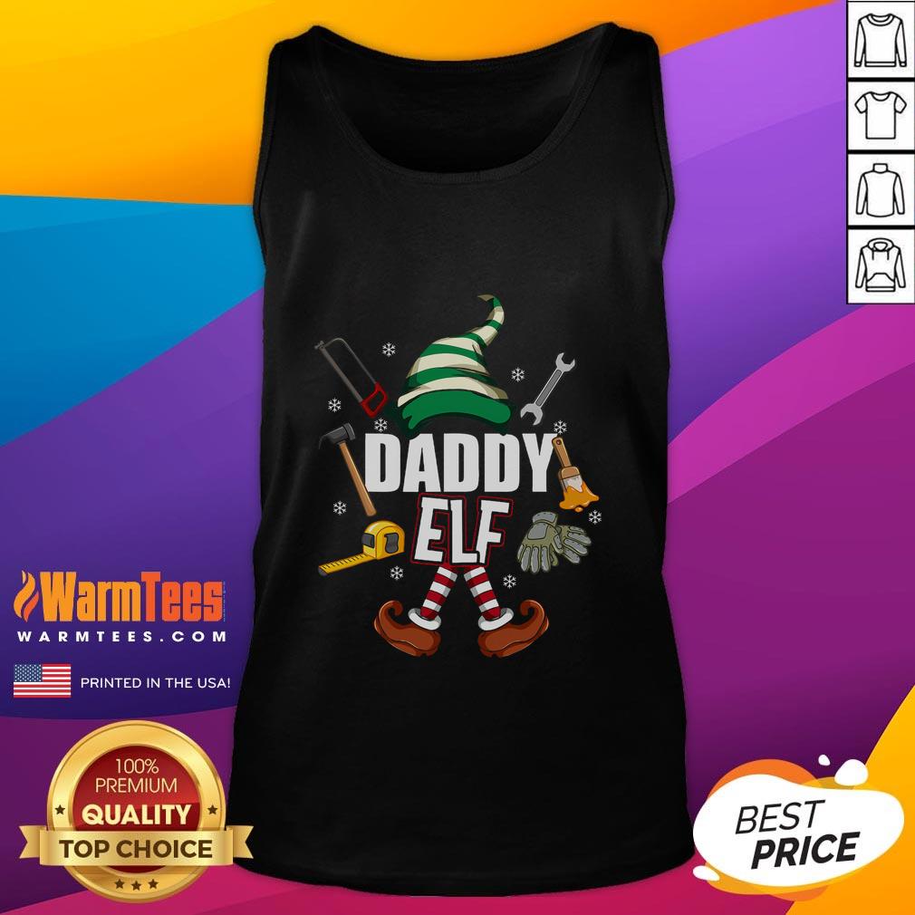 Funny Daddy Elf Christmas Gift Matching Family T-Shirt - Image 4