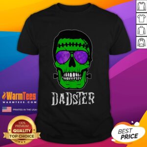 Funny Dadster Dad Monster Halloween Costume Daddy Father T-Shirt