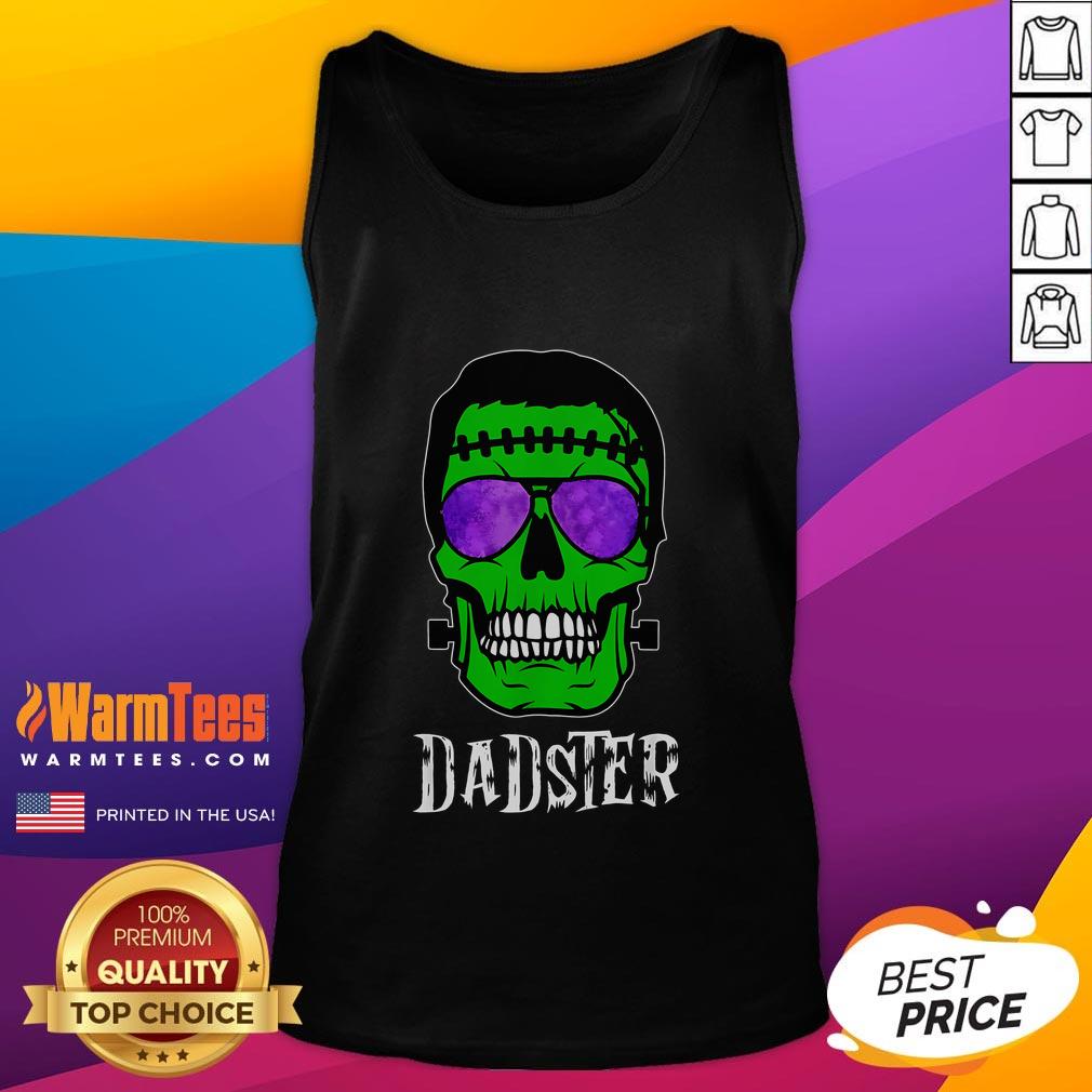 Funny Dadster Dad Monster Halloween Costume Daddy Father T-Shirt - Image 4