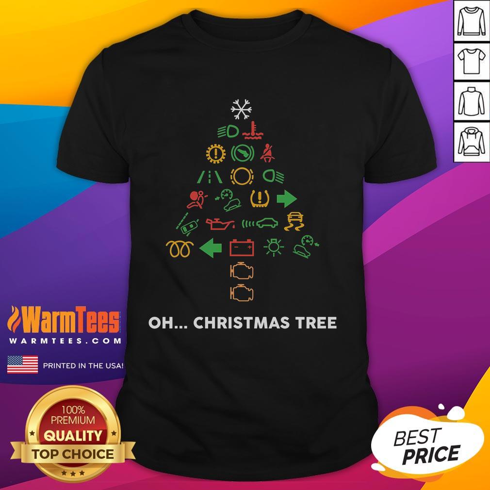 Funny Dash Lit Like A Christmas Tree T-Shirt
