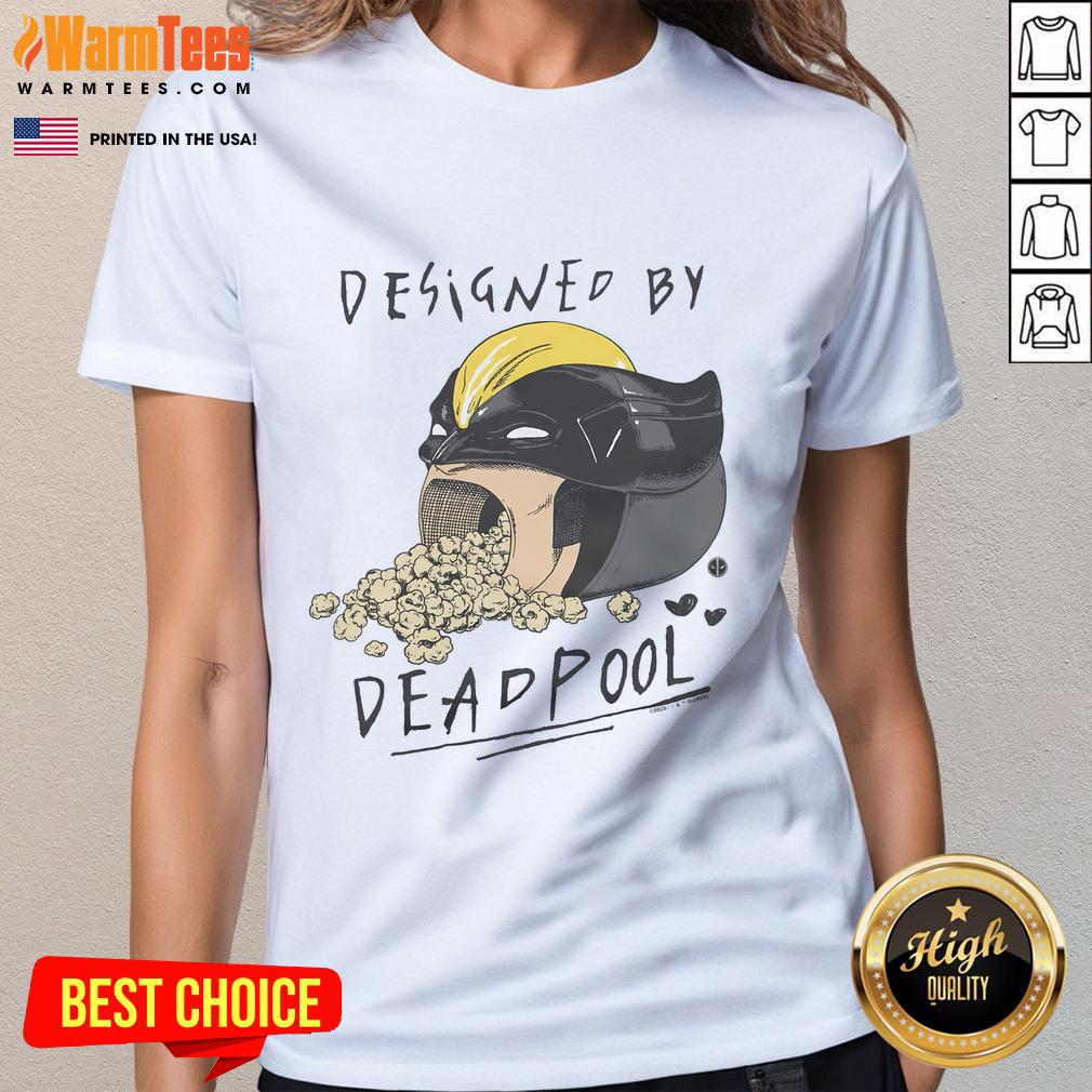 Funny Deadpool And Wolverine Popcorn Bucket T-Shirt - Image 3