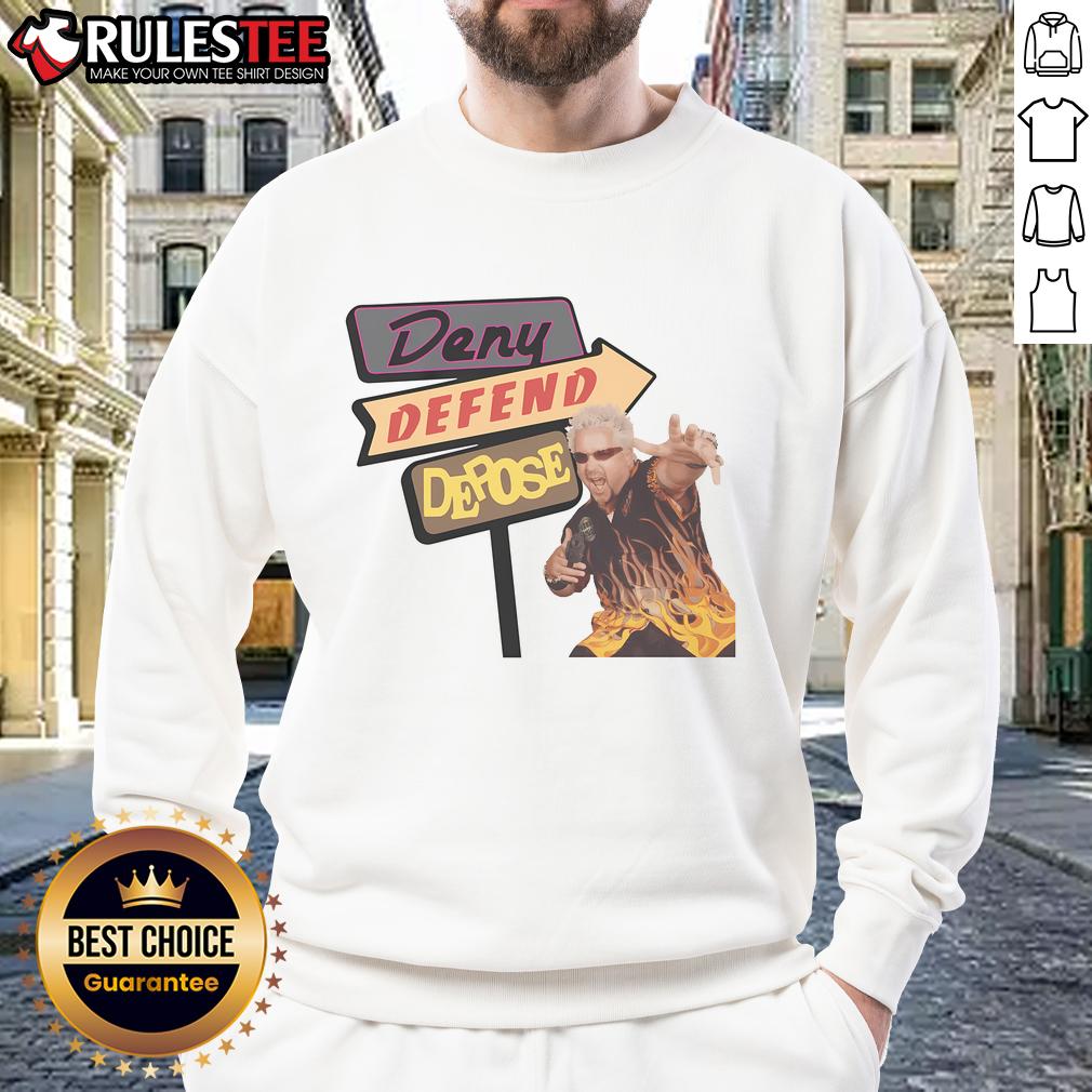 Funny Deny Defend Depose Drive-Ins T-Shirt - Image 5