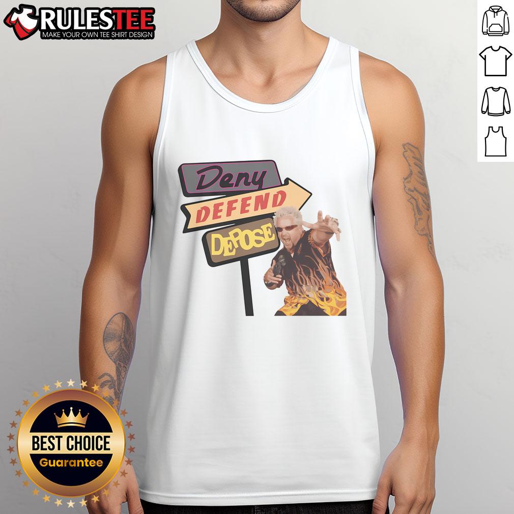 Funny Deny Defend Depose Drive-Ins T-Shirt - Image 4