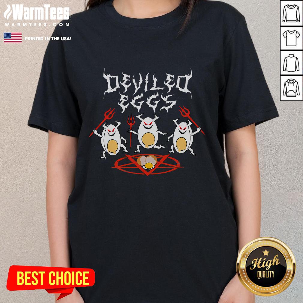Funny Deviled Eggs Thanksgiving T-Shirt - Image 3