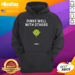 Alternative view of Funny Dinks Well With Others Pickleball Player T-Shirt