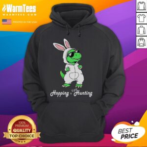 Alternative view of Funny Dino In Cute Easter Bunny Rabbit Costume Dinosaur T-Shirt