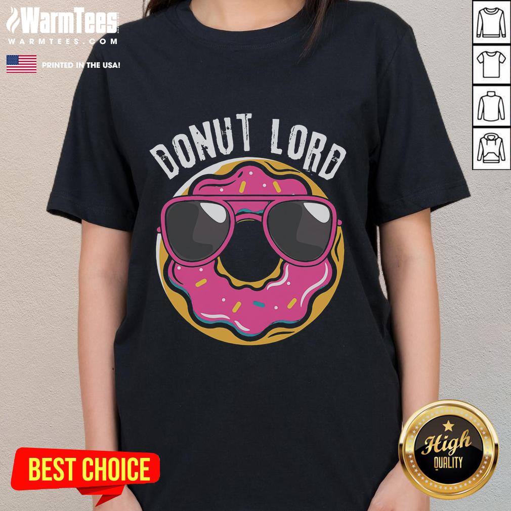 Funny Donut Lord Doughnut Lover T-Shirt - Image 3