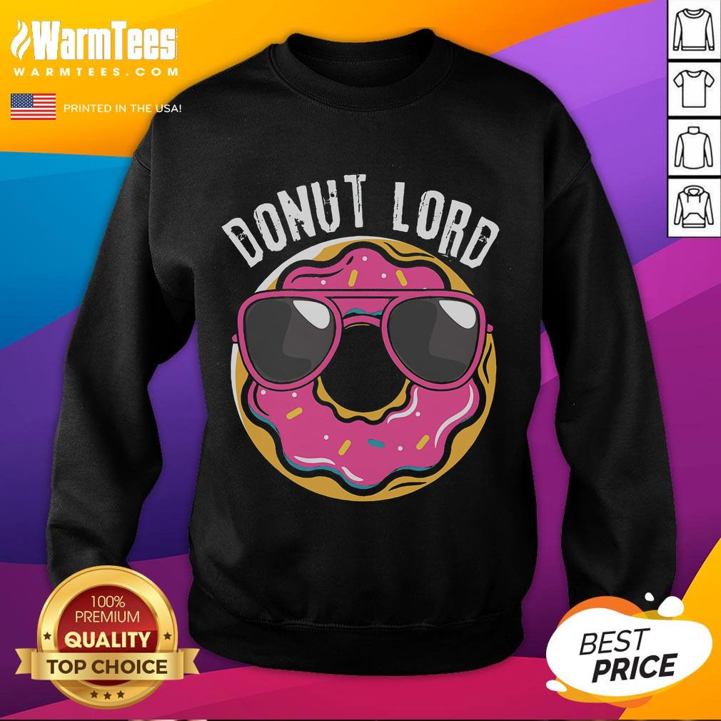 Funny Donut Lord Doughnut Lover T-Shirt - Image 5