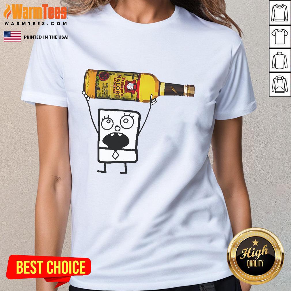 Funny Doodlebob Malort T-Shirt - Image 3