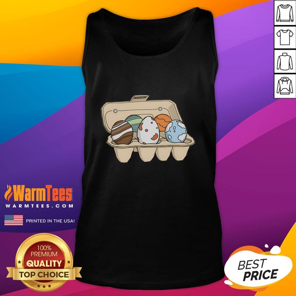 Funny Eggy Planets T-Shirt - Image 4
