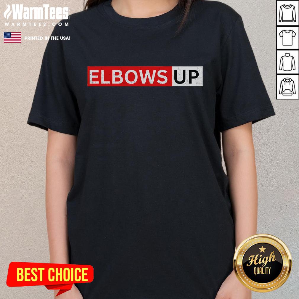Funny Elbows Up Canada Canadian Flag T-Shirt - Image 3