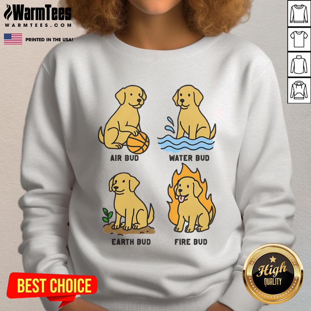 Funny Elemental Bud Cute Dog T-Shirt - Image 5