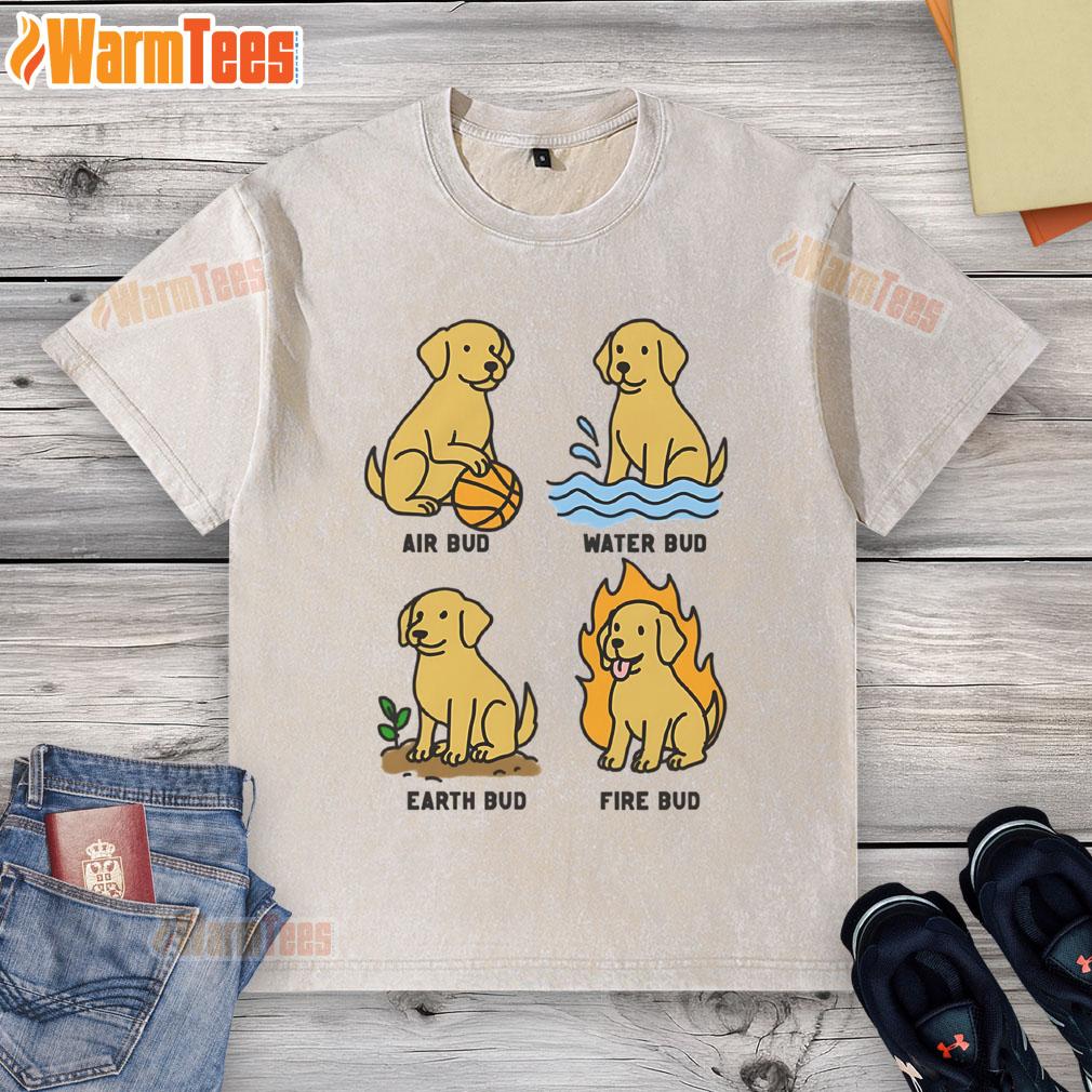 Funny Elemental Bud Cute Dog T-Shirt - Image 6