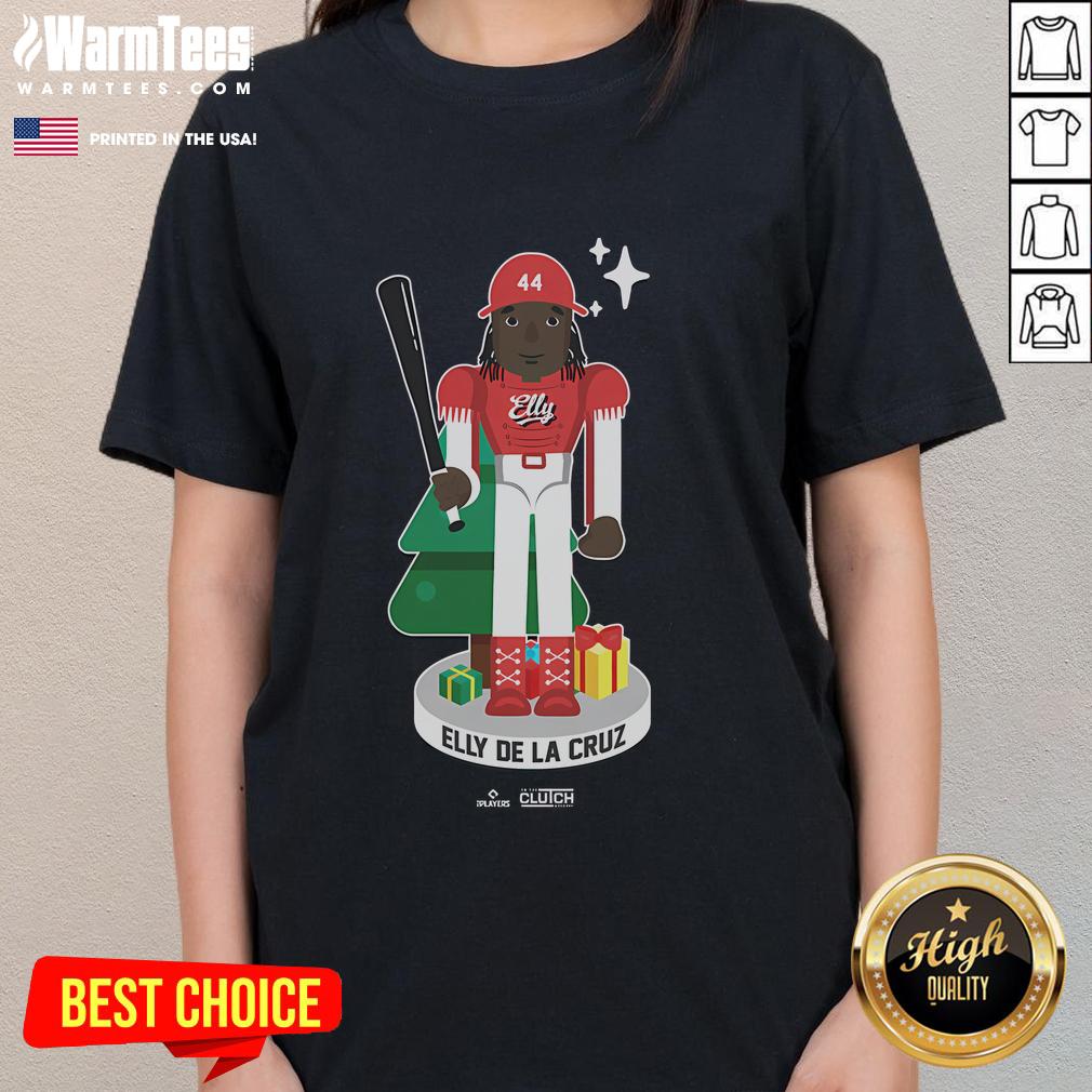 Funny Elly De La Cruz Mlbpa Nutcracker T-Shirt - Image 3