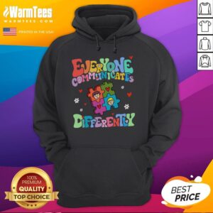 Alternative view of Funny Everyone Communicates Differently T-Shirt