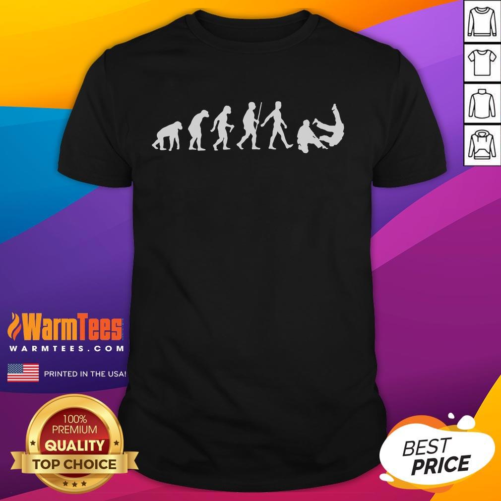 Funny Evolution Jiu Jitsu Martial Arts T-Shirt