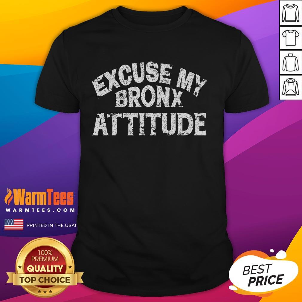 Funny Excuse My Bronx New York Attitude T-Shirt