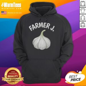 Alternative view of Funny Farmer J Garlic T-Shirt