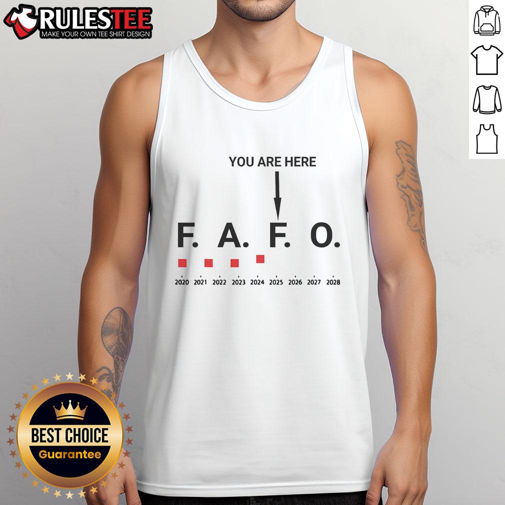 Funny Fck Around And Find Out FAFO You Are Here Graph 2025 T-Shirt - Image 4