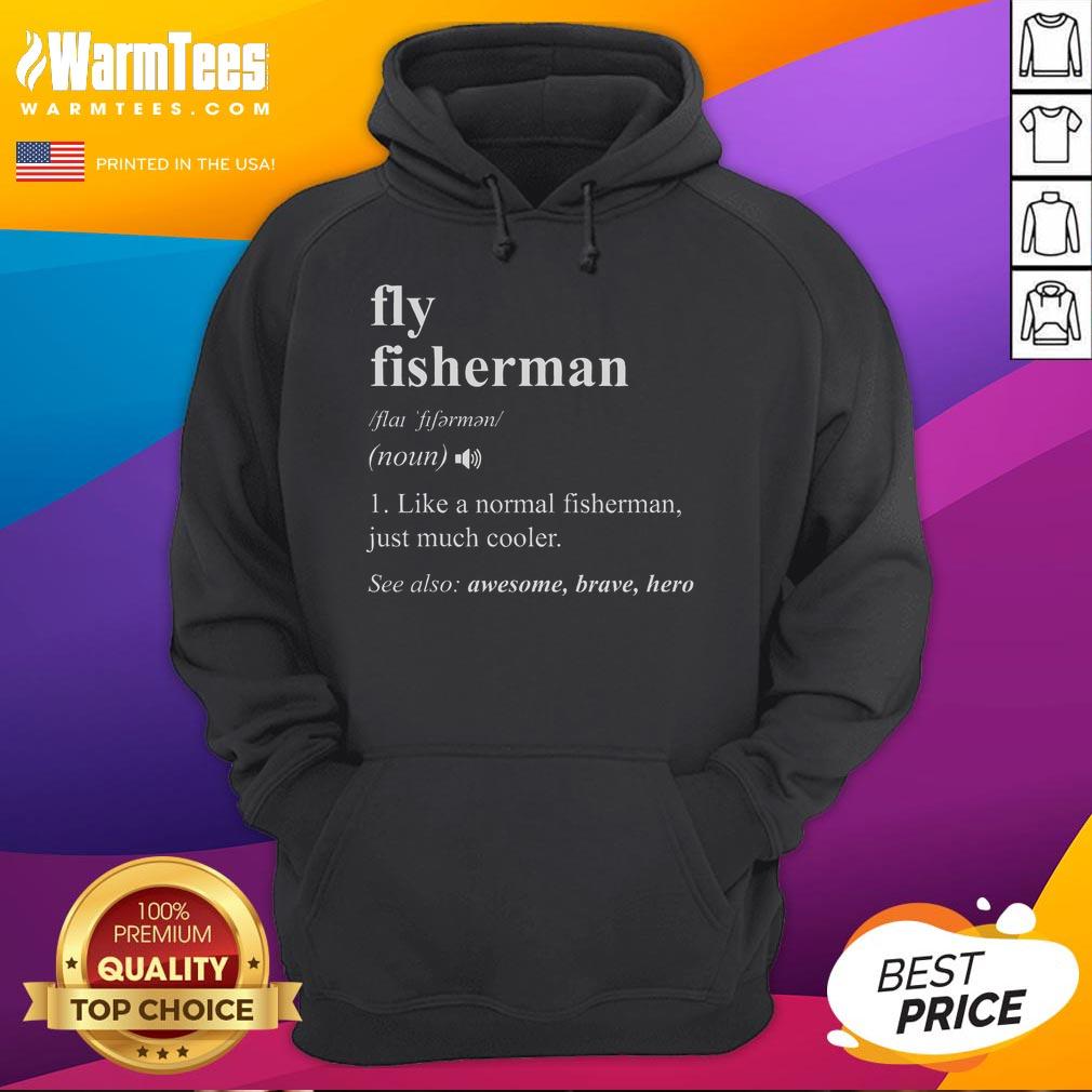 Funny Fly Fisherman Definition Fly Fishing T-Shirt - Image 2