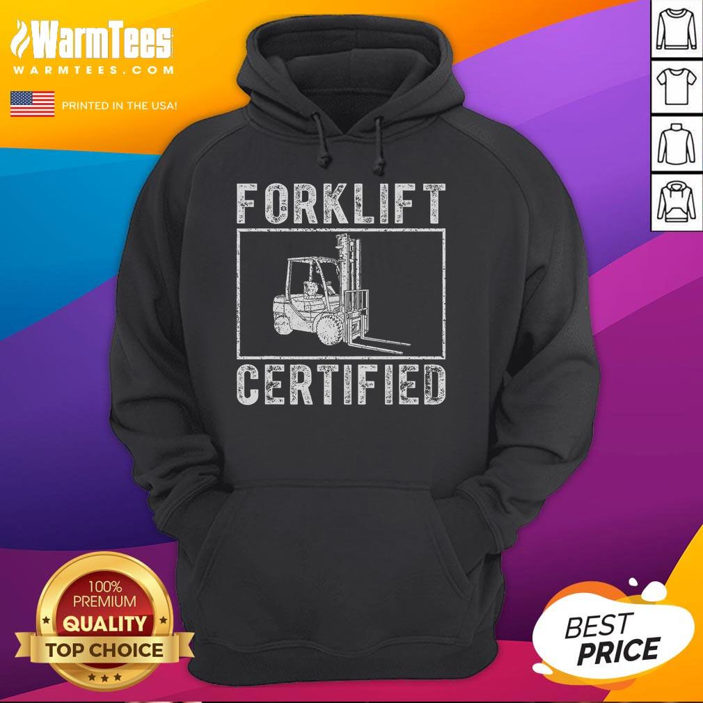 Funny Forklift Certified T-Shirt - Image 2