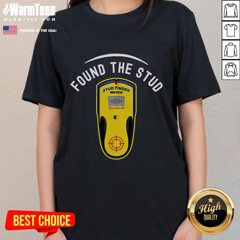 Funny Found The Stud Dad Joke Handy Tools T-Shirt - Image 3