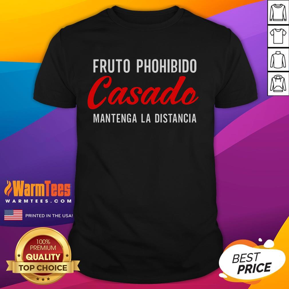 Funny Fruto Prohibido Casado Camisa Spanish T-Shirt