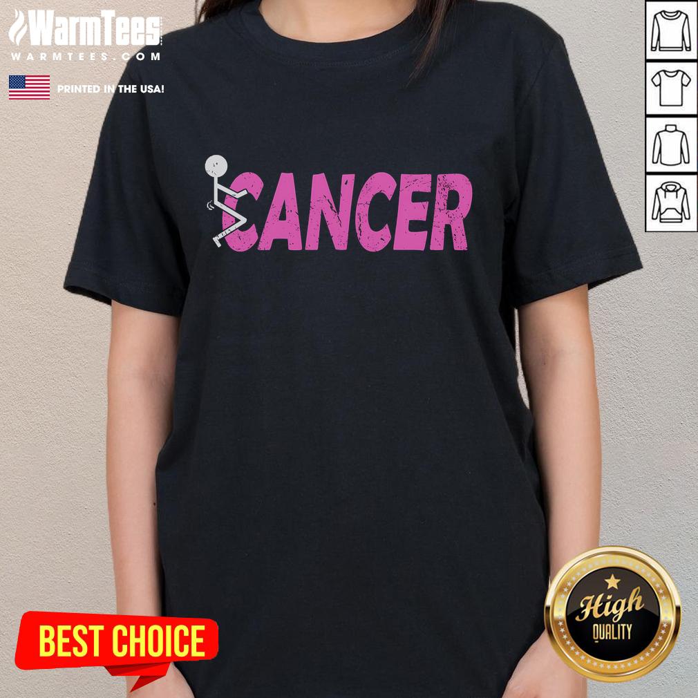 Funny Funk Cancer Breast Cancer T-Shirt - Image 3