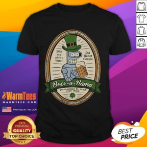 Funny Futurama Beer-O-Rama Bender St Patrick's Day T-Shirt